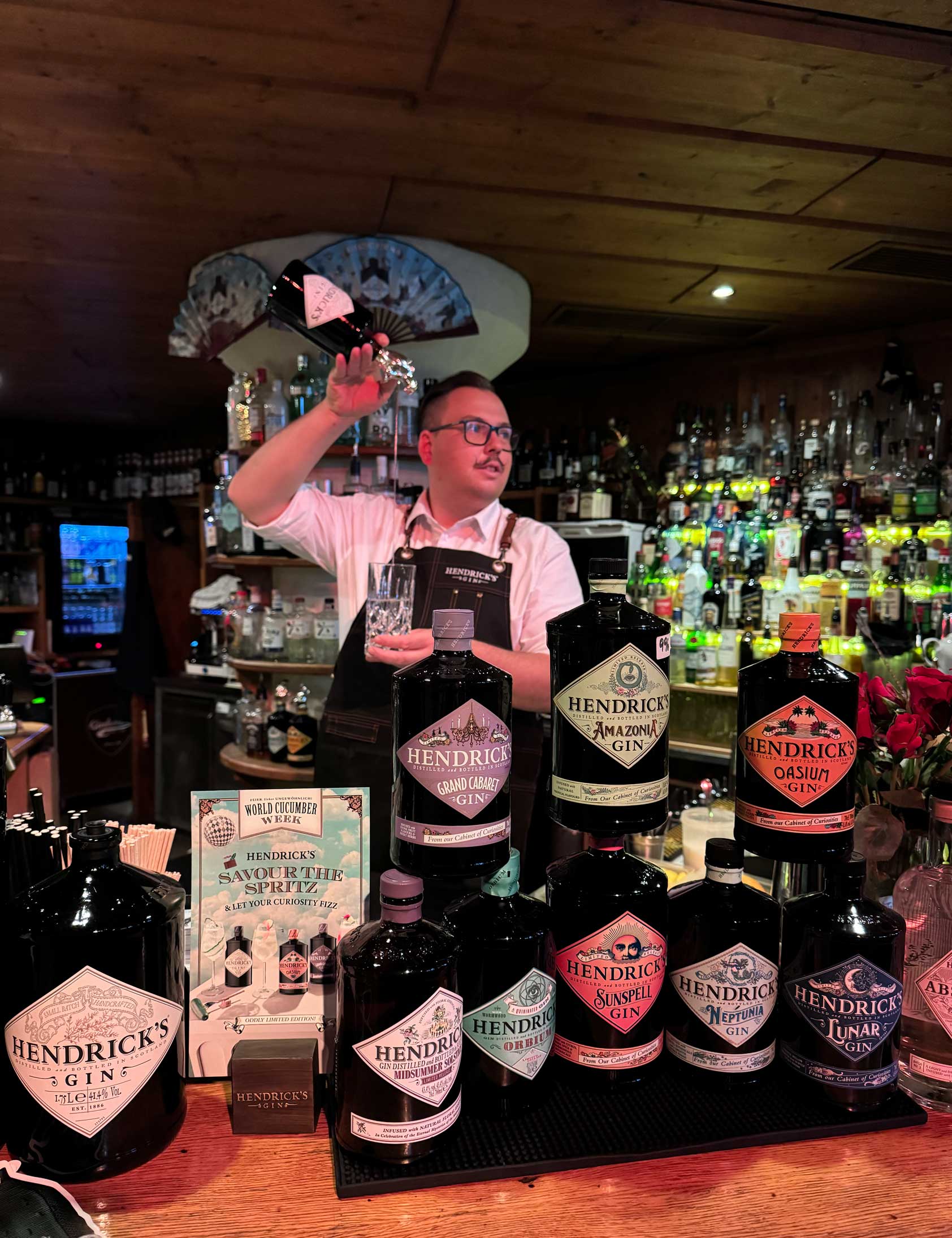 Barkeeper Sascha Riepl