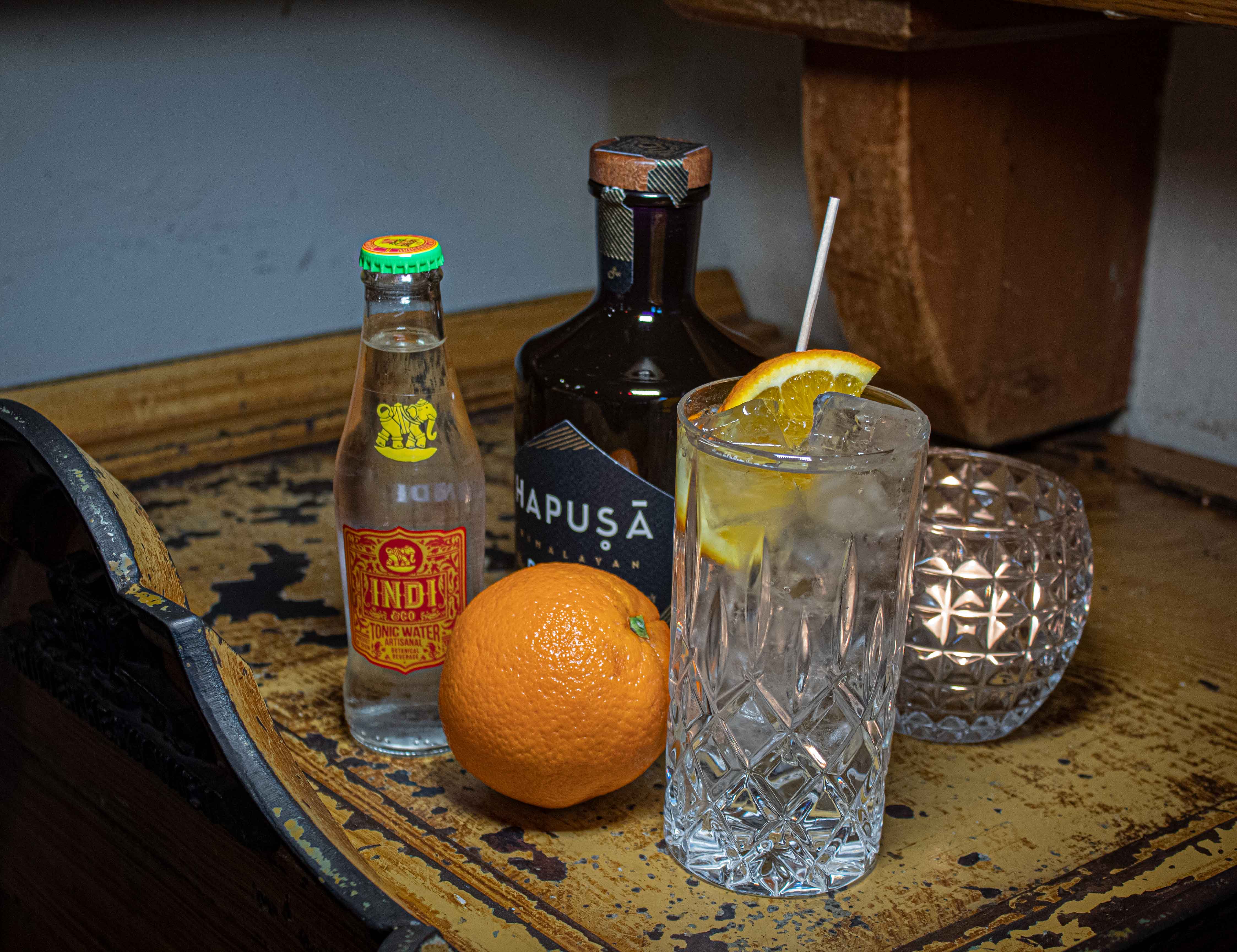 Hapusa Gin mit dazugehörigen Tonic Water